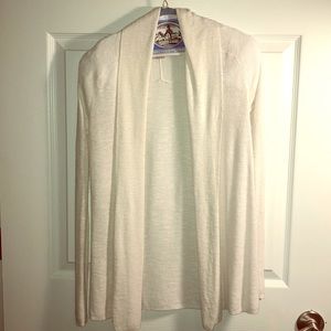 White XS Banana Republic cardigan